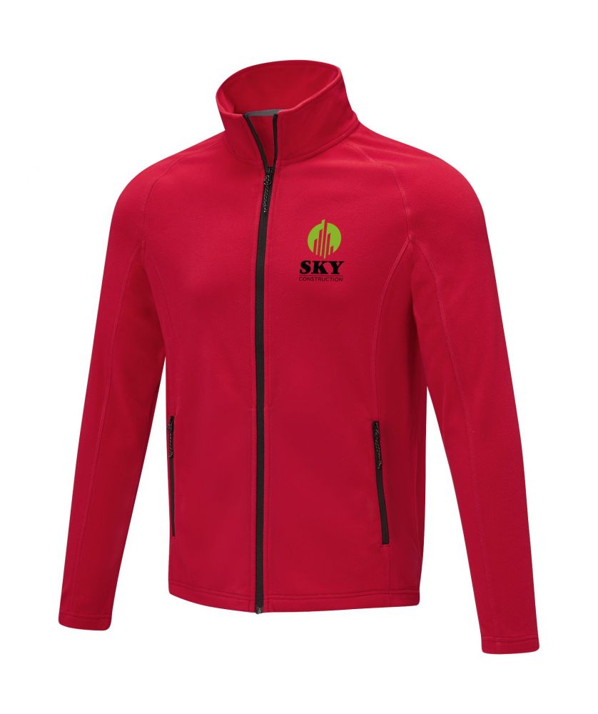 Veste polaire homme personnalisée Zelus Textiles mode publicitaire