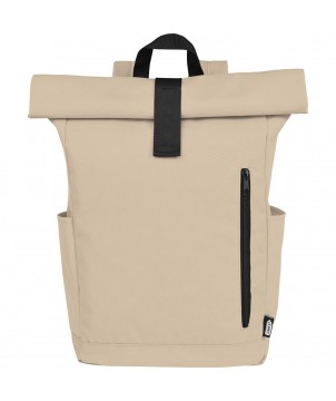 Sacs à dos - Sac à dos Byron de 18 L en RPET GRS 15,6" avec dessus enroulable | PRINTECOM