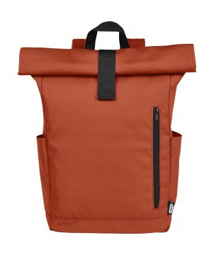 Sacs à dos - Sac à dos Byron de 18 L en RPET GRS 15,6" avec dessus enroulable | PRINTECOM
