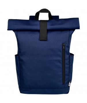 Sacs à dos - Sac à dos Byron de 18 L en RPET GRS 15,6" avec dessus enroulable | PRINTECOM