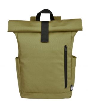 Sac à dos ordinateur recyclé GRS personnalisé 15,6 pouces 18 L Byron Sacs à dos publicitaire