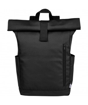 Sacs à dos - Sac à dos Byron de 18 L en RPET GRS 15,6" avec dessus enroulable | PRINTECOM