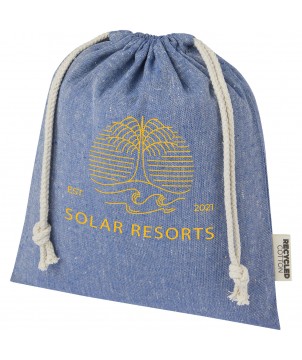 Sacs à dos - Sac cadeau moyen Pheebs en coton recyclé GRS 150 g/m² de 1,5 L | PRINTECOM