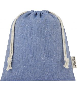 Sac cadeau coton recyclé GRS personnalisé 1,5 L Pheebs Sacs à dos publicitaire