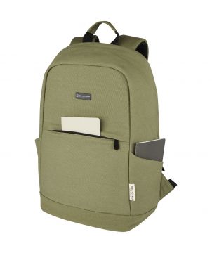 Sac à dos anti-vol ordinateur recyclé GRS personnalisé 15,6 pouces 18 L Joey Sacs à dos publicitaire