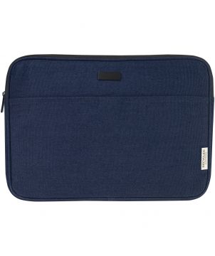 Housse pour ordinateur 14 pouces en toile recyclée GRS personnalisée Joey Accessoires informatiques publicitaire