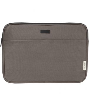 Housse pour ordinateur 14 pouces en toile recyclée GRS personnalisée Joey Accessoires informatiques publicitaire