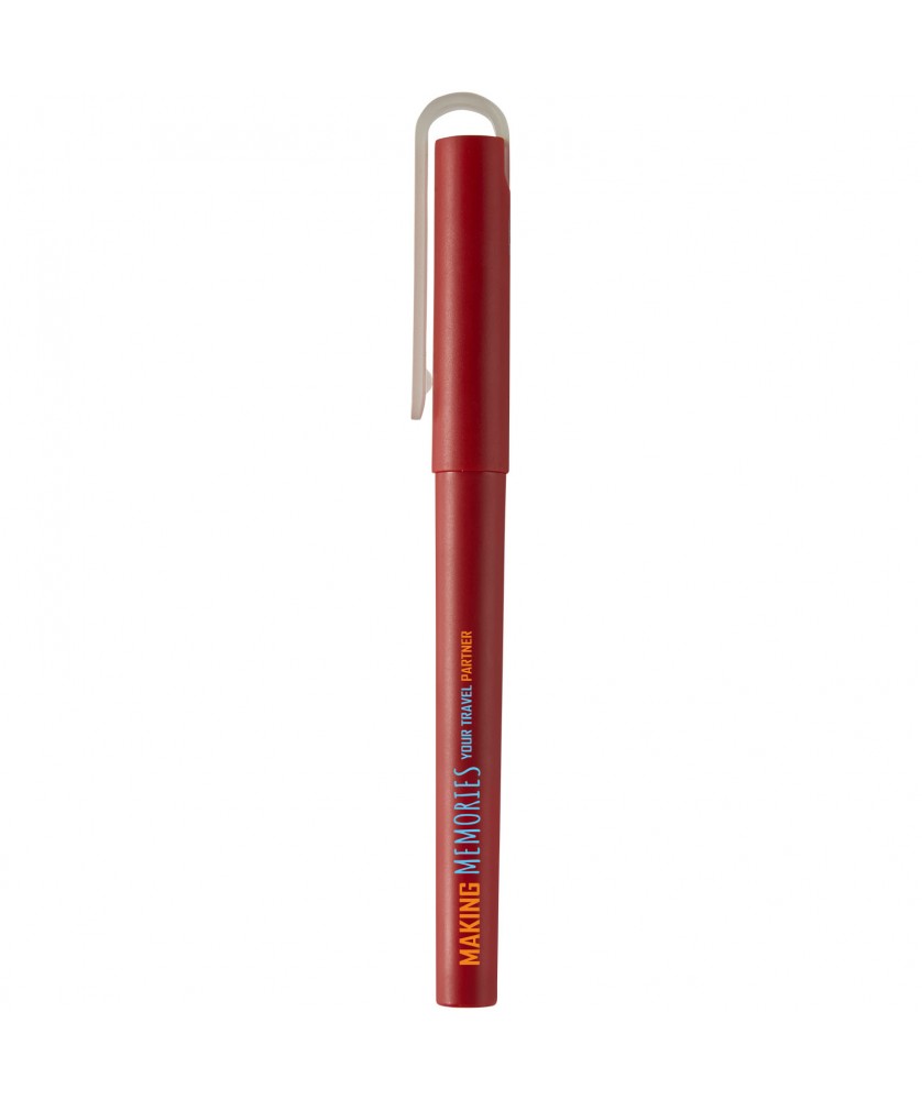 Stylos - Stylo roller Mauna avec gel en PET recyclé (encre noire) | PRINTECOM