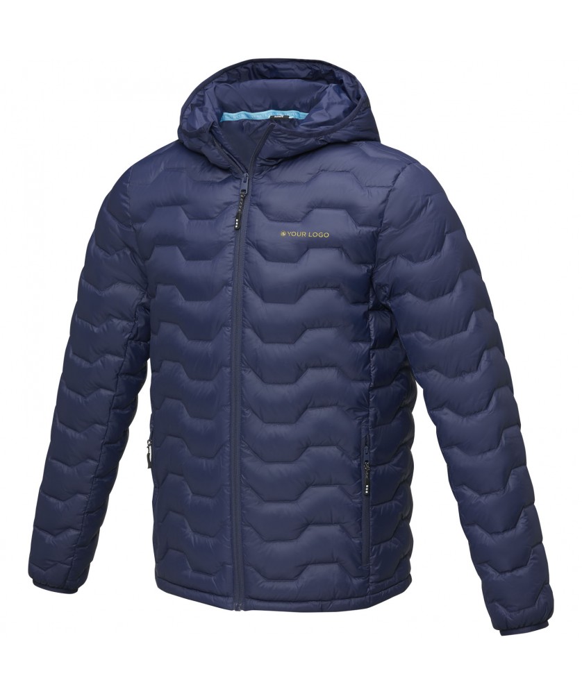 Textiles mode - Veste duvet isotherme Petalite recyclée certifiée GRS pour homme | PRINTECOM