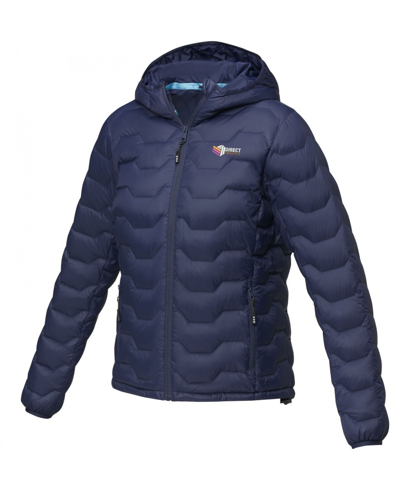 Textiles mode - Veste duvet isotherme Petalite recyclée certifiée GRS pour femme | PRINTECOM