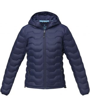 Veste isotherme recyclée GRS femme personnalisée Petalite Textiles mode publicitaire
