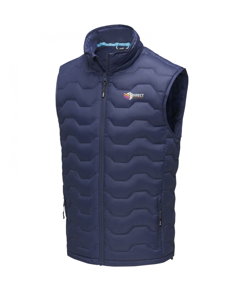 Textiles mode - Bodywarmer duvet isotherme Epidote recyclé certifié GRS pour homme | PRINTECOM