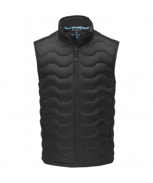 Textiles mode - Bodywarmer duvet isotherme Epidote recyclé certifié GRS pour homme | PRINTECOM