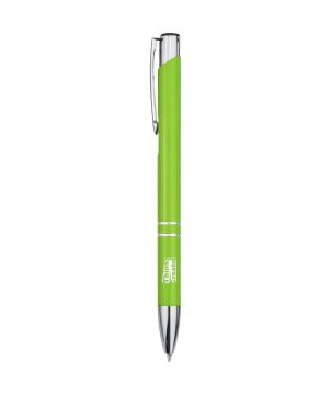 Stylo bille Moneta en aluminium recyclé personnalisé (encre noire) Stylos publicitaire