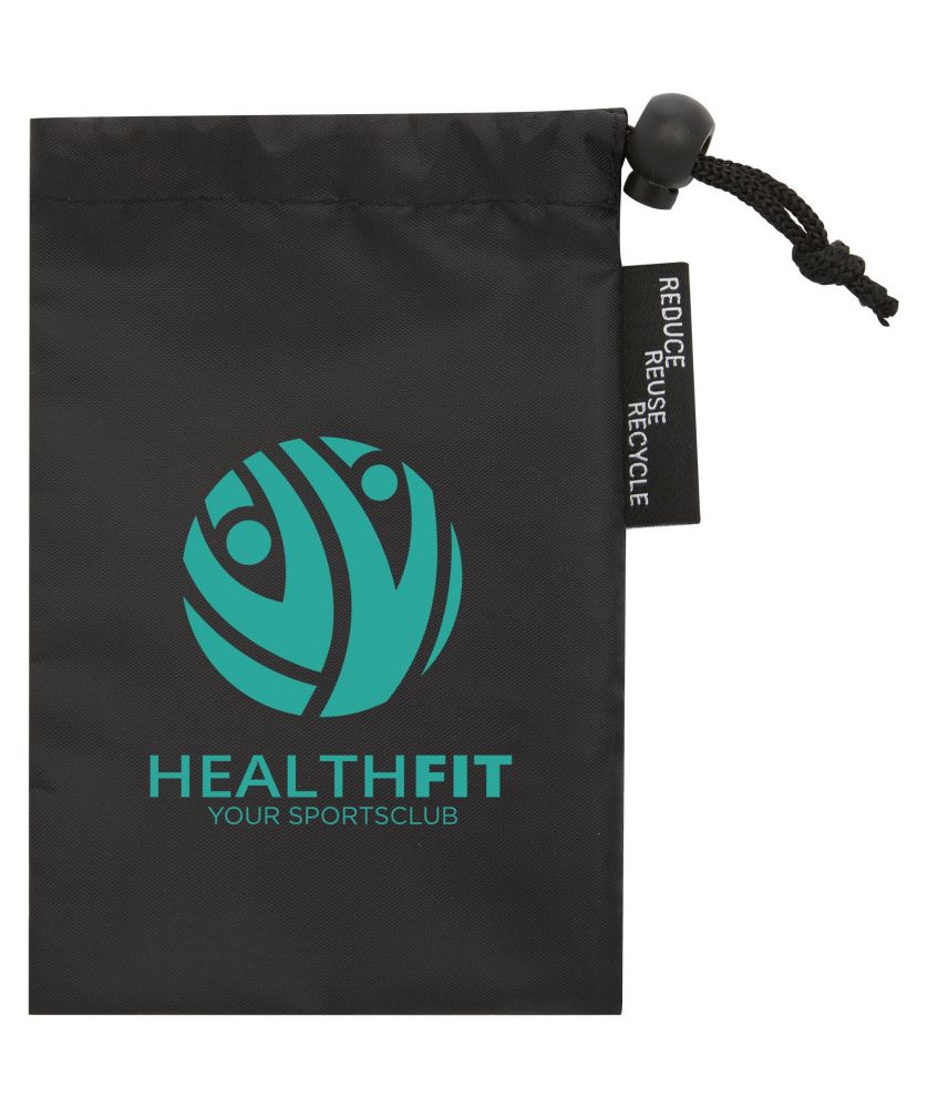 Sangle de yoga en RPET recyclé personnalisée Virabha Fitness et musculation publicitaire