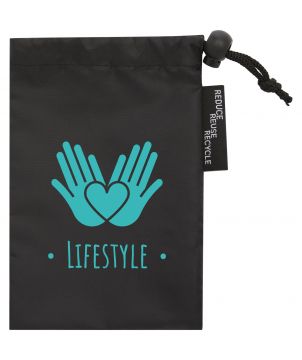 Sangle de yoga en RPET recyclé personnalisée Virabha Fitness et musculation publicitaire