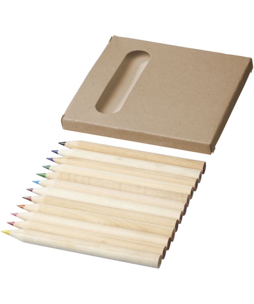 Set de coloriage 12 crayons en bois FSC personnalisé Artemaa