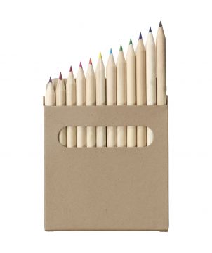 Set de coloriage 12 crayons en bois FSC personnalisé Artemaa