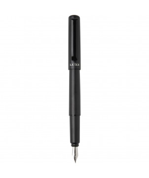 Stylos - Stylo plume Lucetta en aluminium recyclé (encre noire) | PRINTECOM