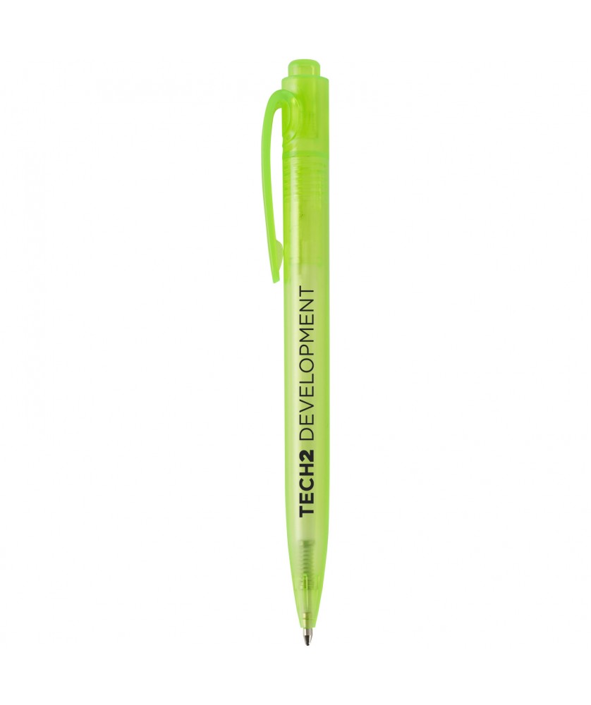 Stylos - Stylo bille Thalaasa en plastique océanique (encre noire) | PRINTECOM