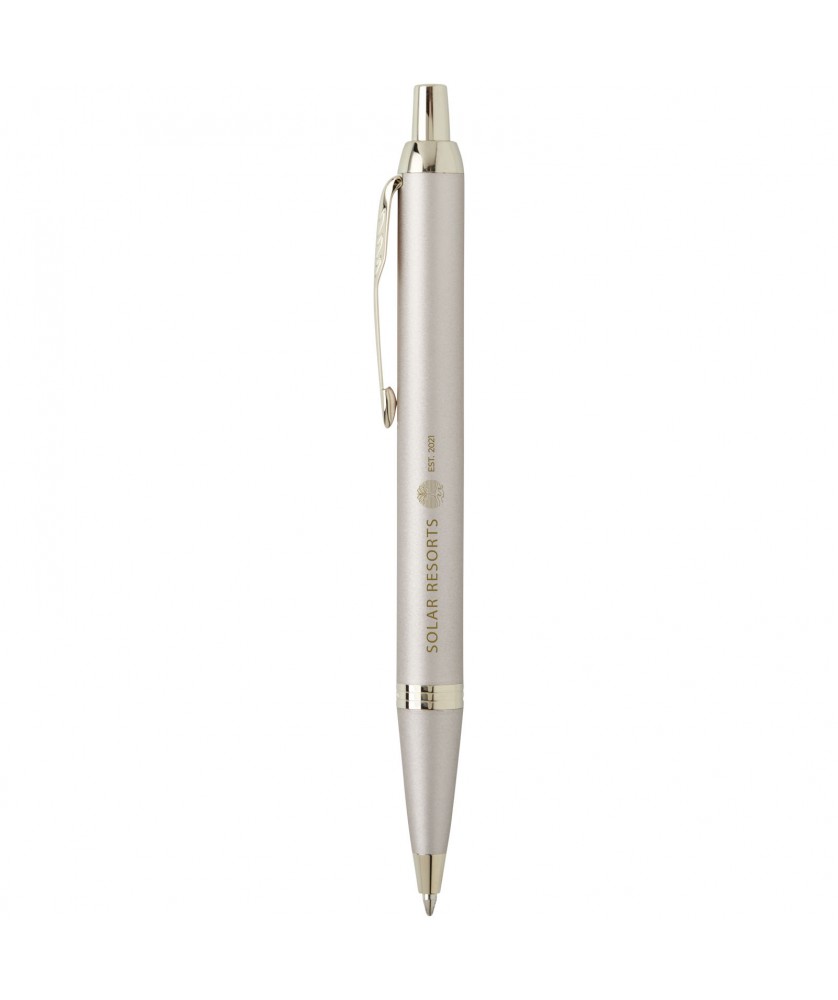 Stylo bille Parker IM finitions élégantes (encre bleue) Stylos publicitaire