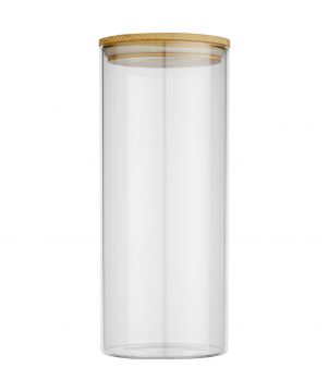 Récipient alimentaire en verre 940 ml couvercle bambou personnalisé Boley