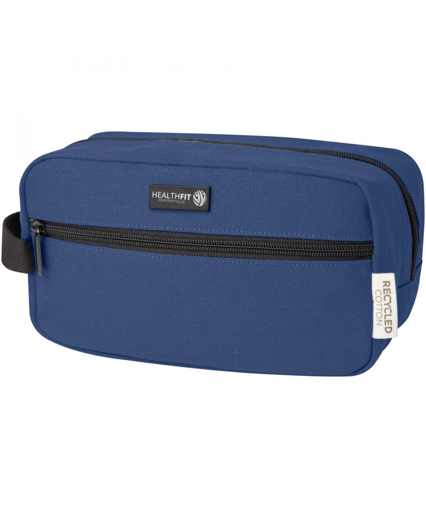Sacs de Voyage - Pochette pour accessoires de voyage Joey de 3,5 L en toile recyclée certifiée GRS | PRINTECOM