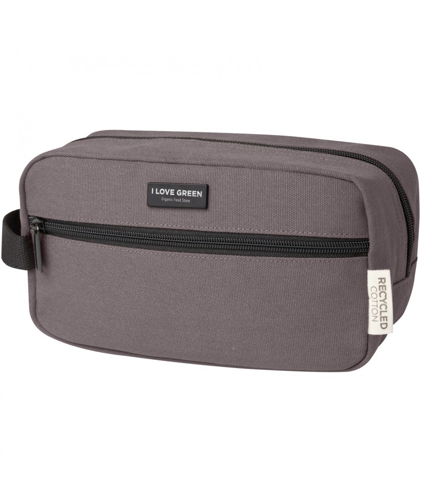 Sacs de Voyage - Pochette pour accessoires de voyage Joey de 3,5 L en toile recyclée certifiée GRS | PRINTECOM