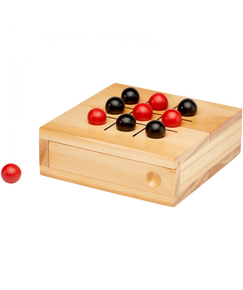 Jeux et Jouets - Jeu de morpion Strobus en bois | PRINTECOM