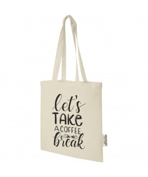 Sacs Shopping et Tote Bags - Sac shopping Madras en coton certifié GRS de 140 g/m2 de 7 L | PRINTECOM