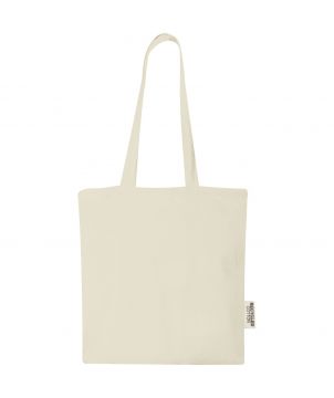 Tote bag coton recyclé GRS personnalisé 140 g 7 L Madras Sacs Shopping et Tote Bags publicitaire