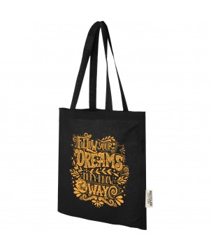 Sacs Shopping et Tote Bags - Sac shopping Madras en coton certifié GRS de 140 g/m2 de 7 L | PRINTECOM