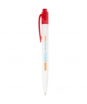 Stylo bille recyclé océanique publicitaire Thalaasa (encre noire) Stylos publicitaire