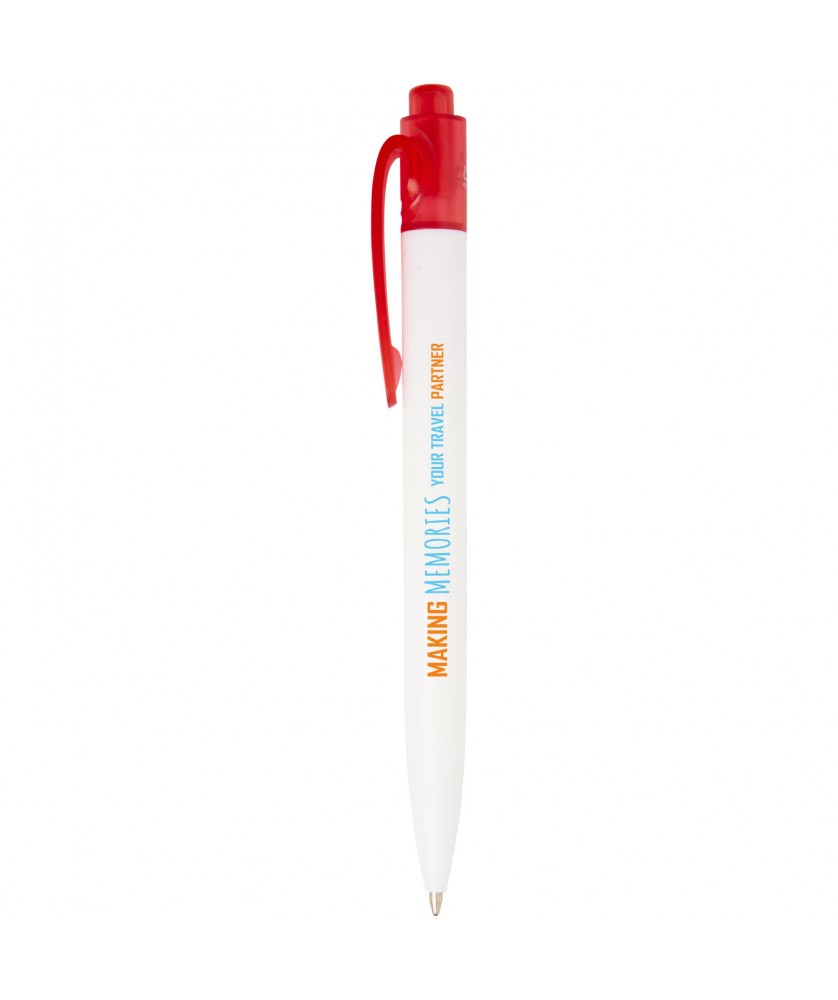 Stylo bille recyclé océanique publicitaire Thalaasa (encre noire) Stylos publicitaire