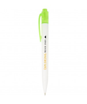 Stylo bille recyclé océanique publicitaire Thalaasa (encre noire) Stylos publicitaire