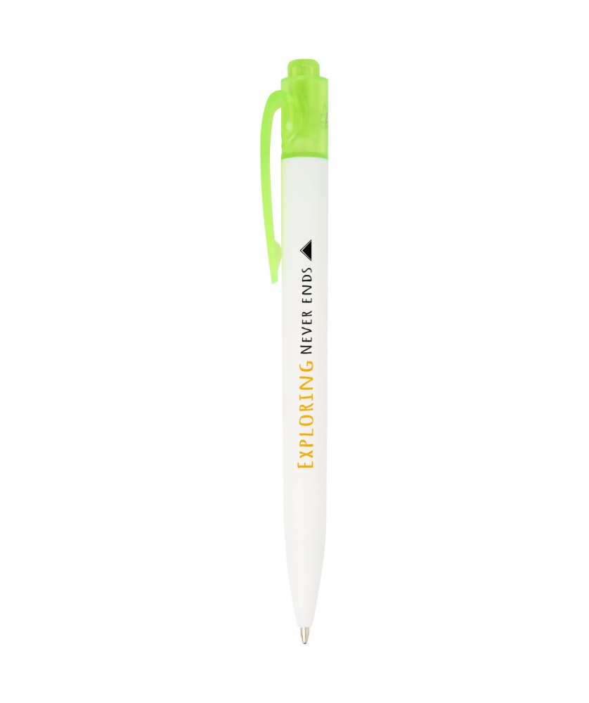 Stylo bille recyclé océanique publicitaire Thalaasa (encre noire) Stylos publicitaire