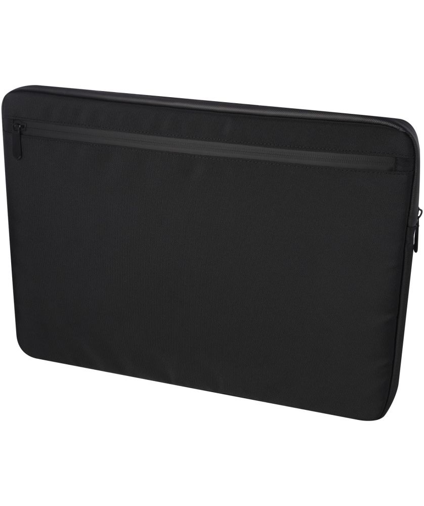Housse pour ordinateur 15,6 pouces en toile recyclée GRS personnalisée Rise Accessoires informatiques publicitaire