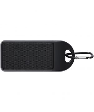 Haut-parleur Bluetooth 3 W étanche IPX4 en plastique recyclé personnalisé Omni Audio et Vidéo publicitaire