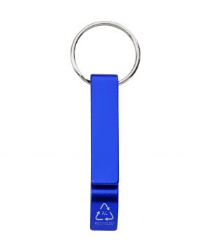 Porte-clés ouvre-bouteille et canette en aluminium recyclé personnalisé Tao Porte-clés publicitaire