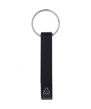 Porte-clés ouvre-bouteille et canette en aluminium recyclé personnalisé Tao Porte-clés publicitaire
