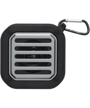 Haut-parleur Bluetooth solaire 3 W étanche IPX5 en plastique recyclé personnalisé Solo Audio et Vidéo publicitaire