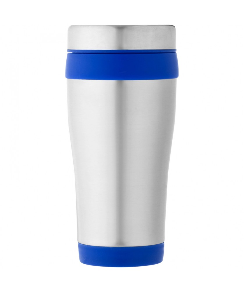 Mugs isothermes - Gobelet avec isolation Elwood de 410 ml en acier inoxydable recyclé certifié RCS | PRINTECOM