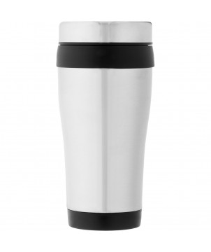 Mugs isothermes - Gobelet avec isolation Elwood de 410 ml en acier inoxydable recyclé certifié RCS | PRINTECOM