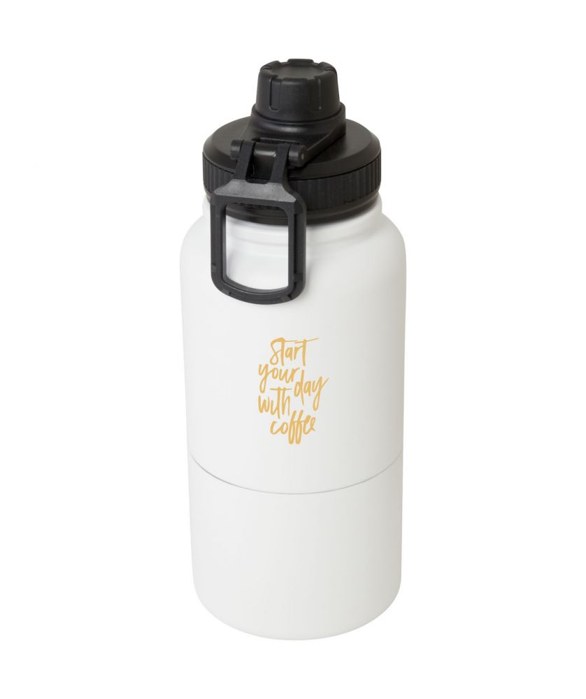 Bouteille isotherme personnalisée inox recyclé 840 ml Dupeca Gourdes de sport publicitaire