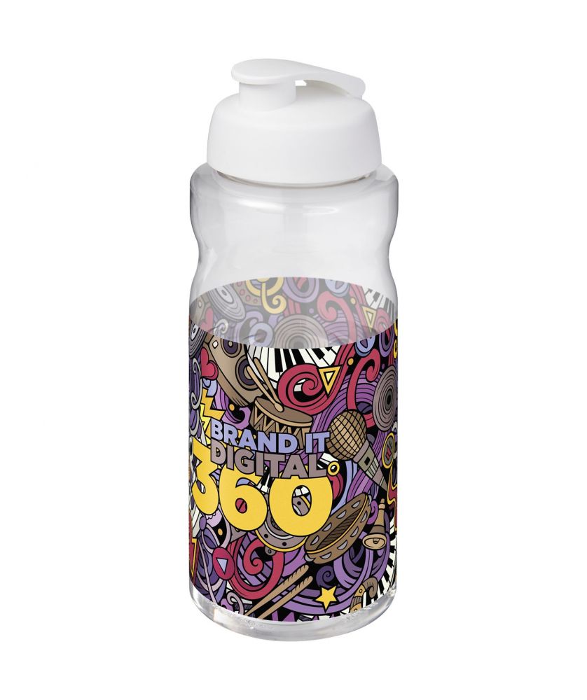 Bouteille de sport personnalisée 1 L H2O Active Base Pure Gourdes de sport publicitaire