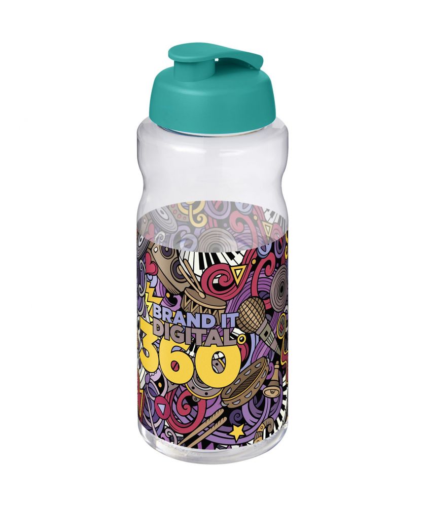 Bouteille de sport personnalisée 1 L H2O Active Base Pure Gourdes de sport publicitaire