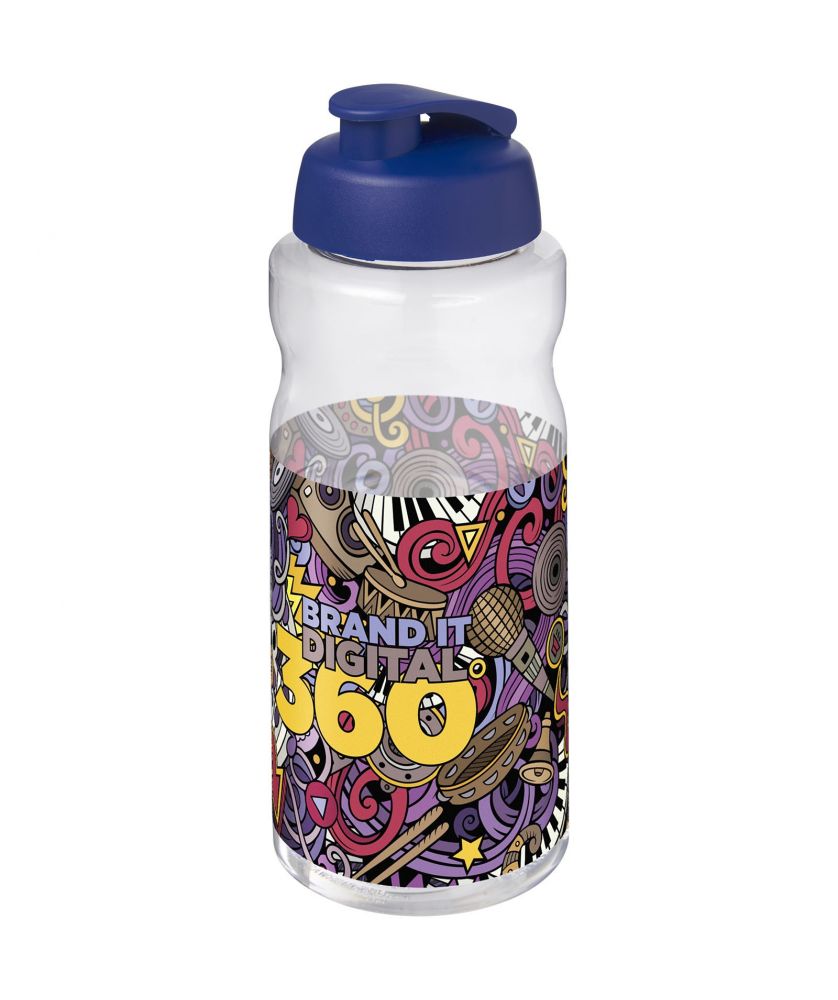 Bouteille de sport personnalisée 1 L H2O Active Base Pure