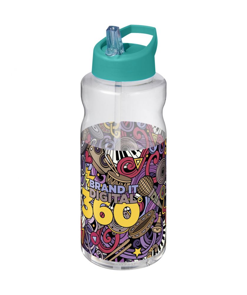 Bouteille de sport personnalisée 1 L H2O Active Big Base bec verseur