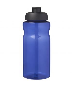Bouteille de sport personnalisée recyclée océan 1 L H2O Active Eco Big Base rabattable Gourdes de sport publicitaire