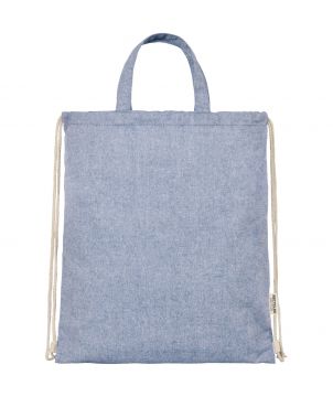 Sac à cordon recyclé personnalisé 150 g Pheebs (Aware™) Sacs à dos publicitaire
